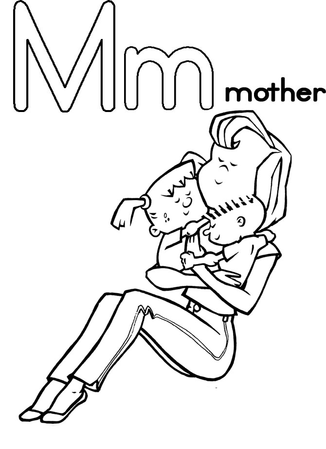 mothers day pictures to colour in. Mothers Day Color Pages