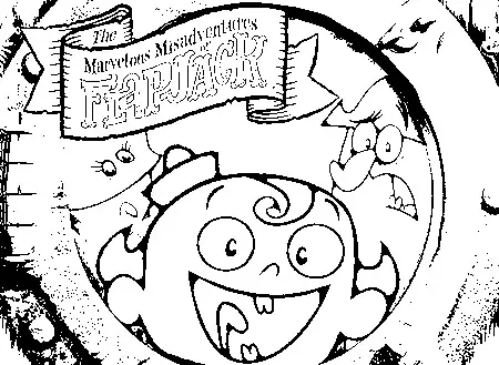 The Marvelous Adventure of Flapjack Color Pages 1