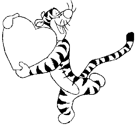 Tigger Color Pages 1