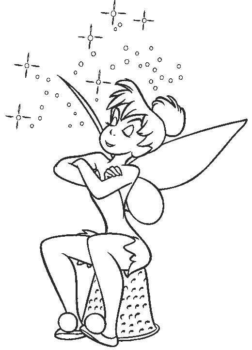 Tinkerbell Color Pages to Print 12