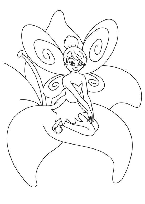 Tinkerbell Color Pages to Print 7