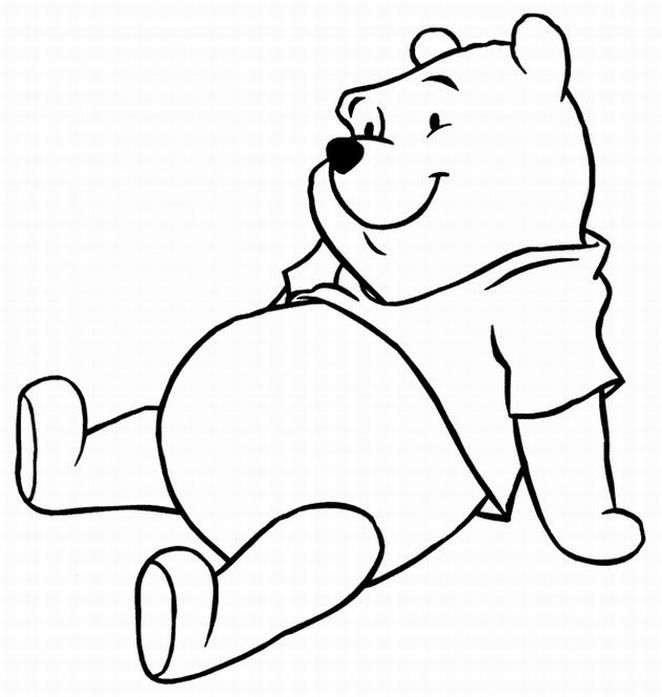 Winnie The Pooh Coloring Pages Valentines Day. Winnie The Pooh Color Pages 12