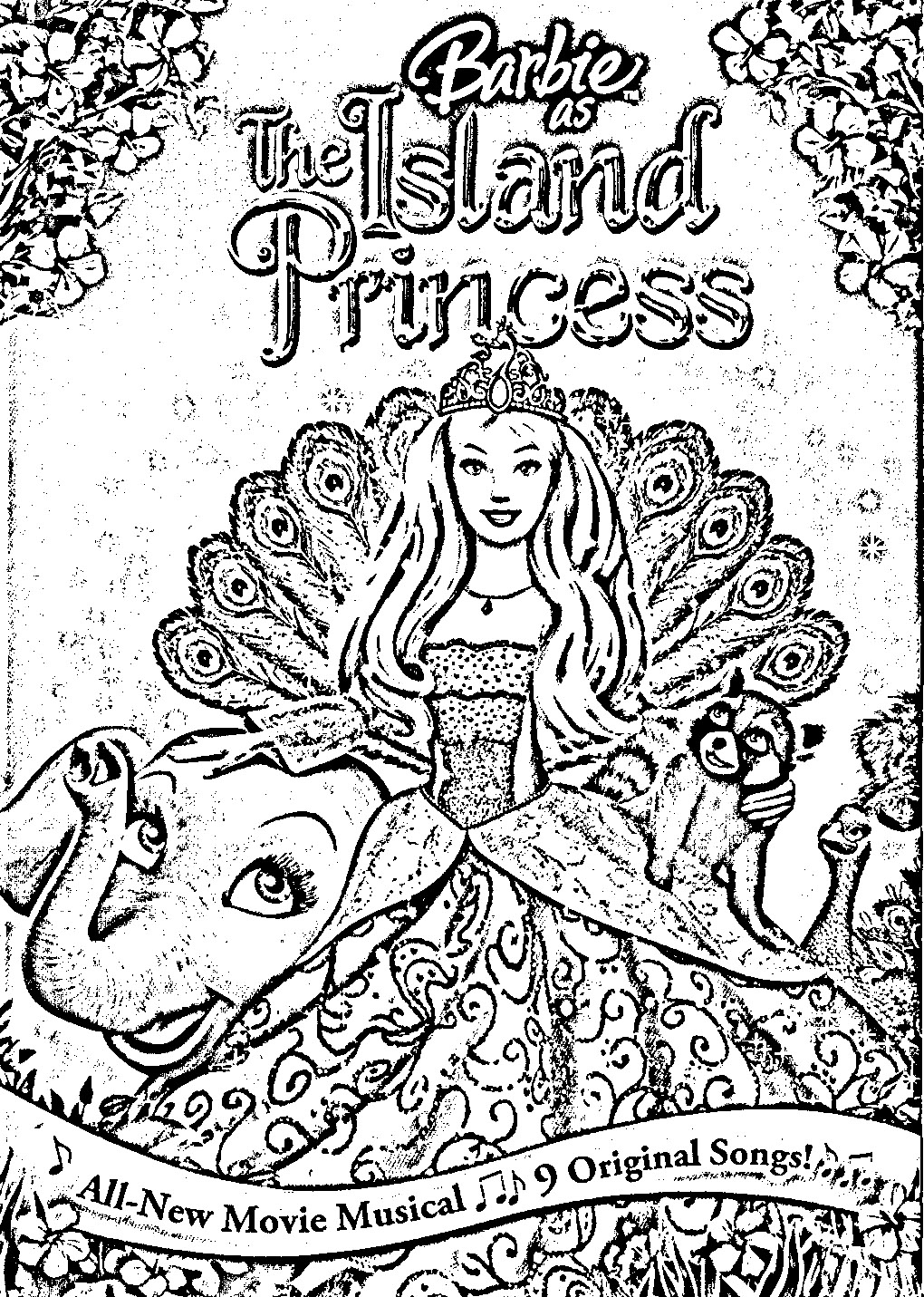 Barbie as The Island Princess Color Pages 4