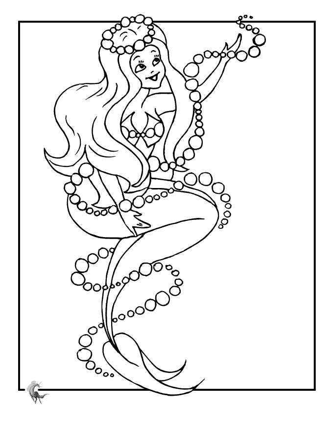 Barbie in a Mermaid Tale Color Pages 4