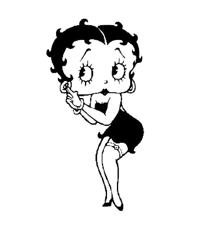 Betty Boop Color Pages 11