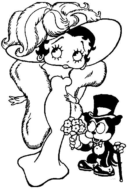 Betty Boop Color Pages 5