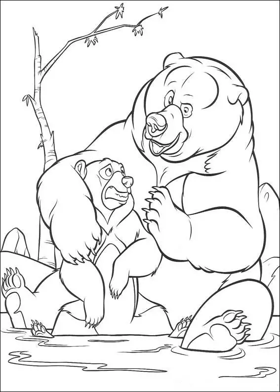 Brother Bear Color Pages 8