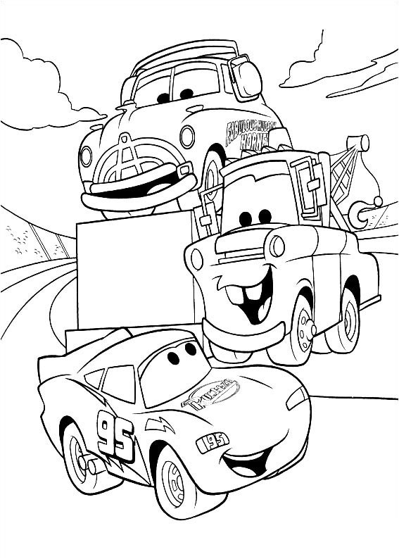 Cars Color Pages 8