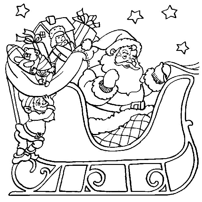 Christmas Color Pages 1