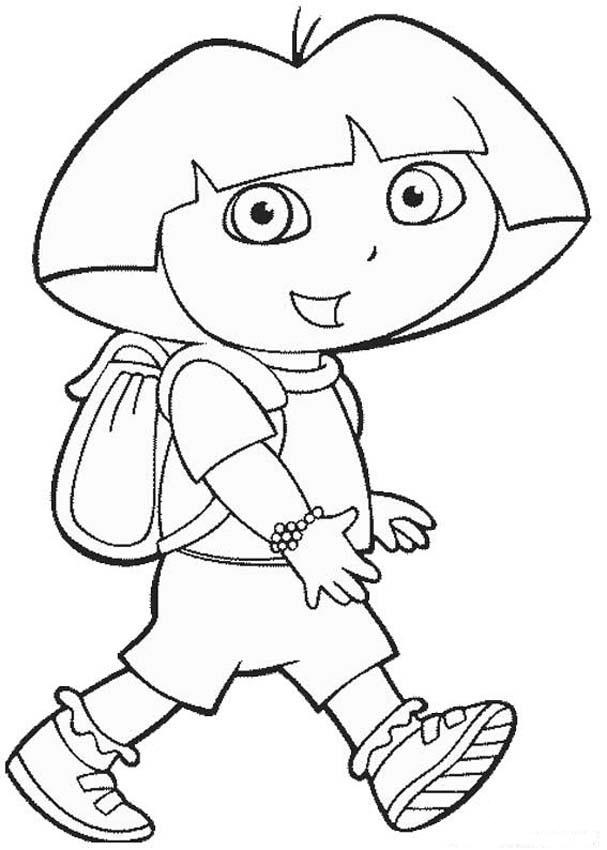 Dora The Explorer Color Pages 7