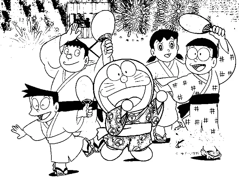 Doraemon Color Pages 6