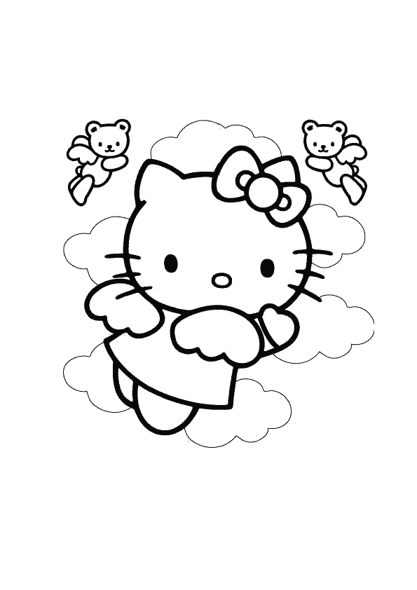 Hello Kitty Color Pages 1