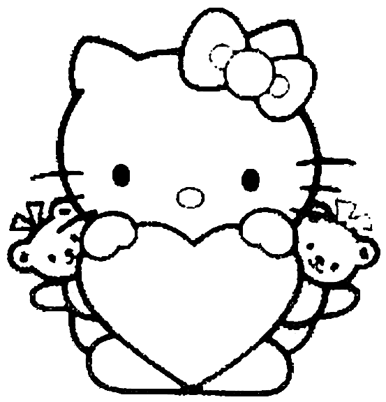 Hello Kitty Color Pages 7