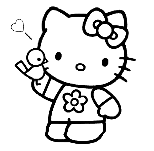 Hello Kitty Color Pages 8