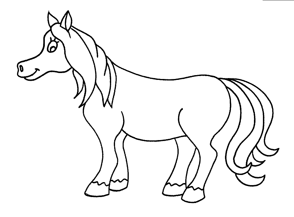 Horse Color Pages 8