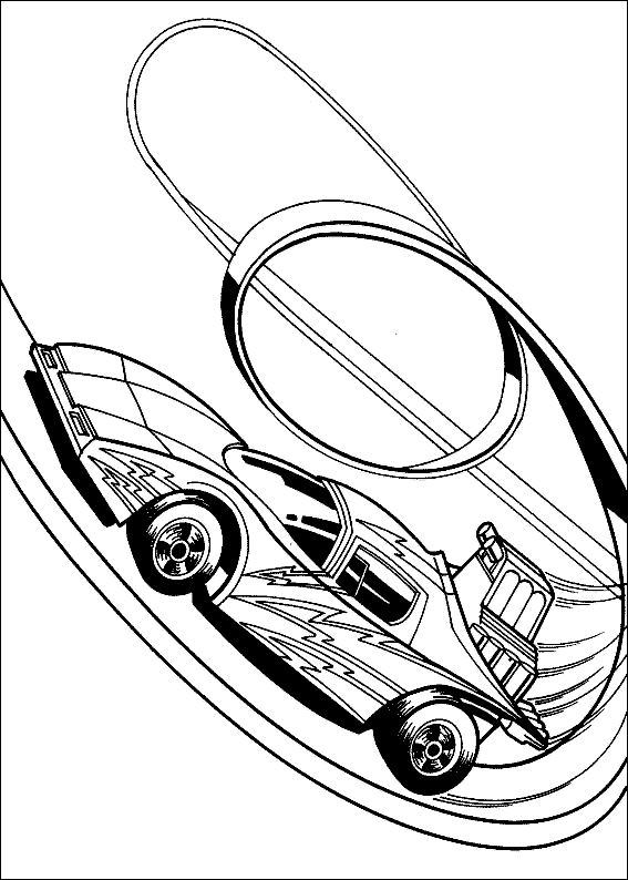 Hot Wheels Color Pages 6