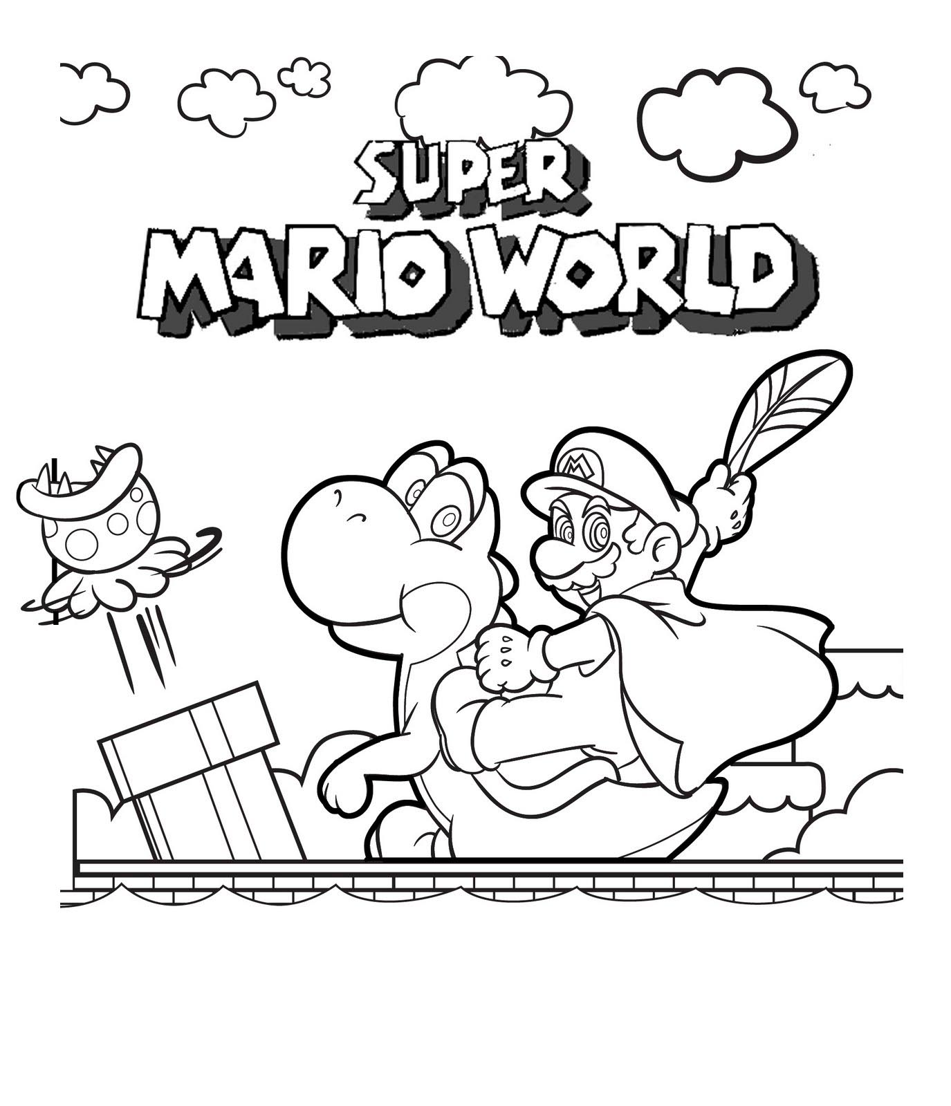 Mario Color Pages 12