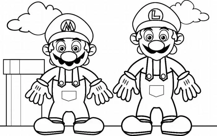 Mario Color Pages 9