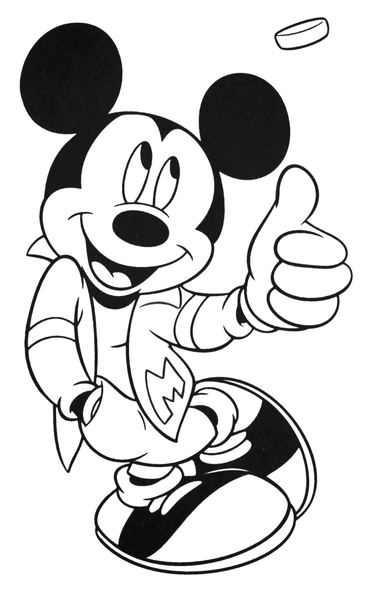 Mickey Mouse Color Pages 11