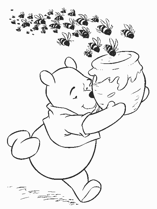 Pooh Bear Color Pages 5