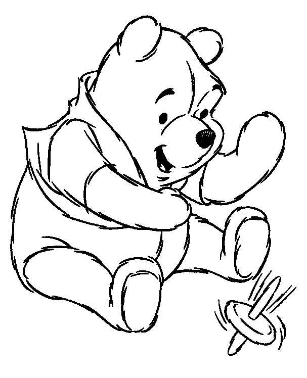 Pooh Bear Color Pages 6