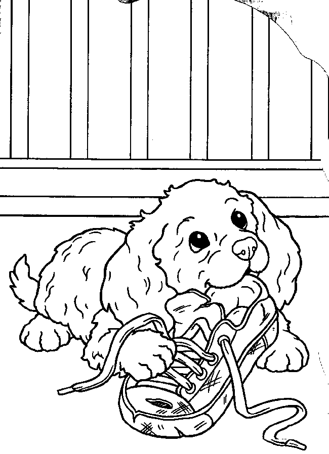 Puppy Color Pages 6