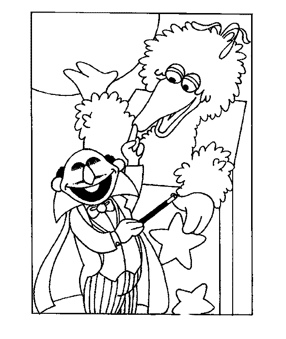 Sesame Street Color Pages 12