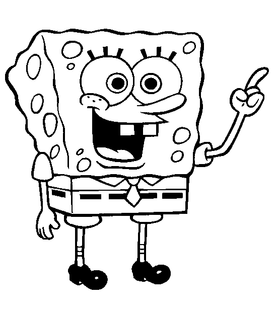 Sponge Bob Color Pages 4