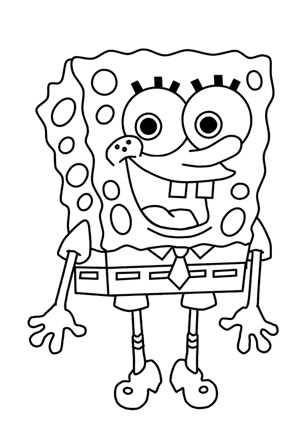 Sponge Bob Color Pages 5
