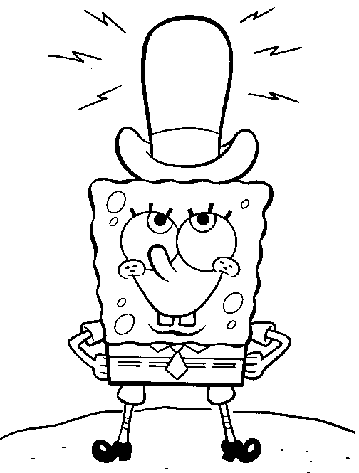 Sponge Bob Color Pages 7