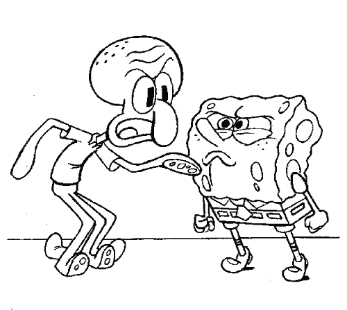 Spongebob Squarepants Color Pages 4