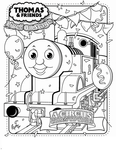 Thomas Color Pages 1