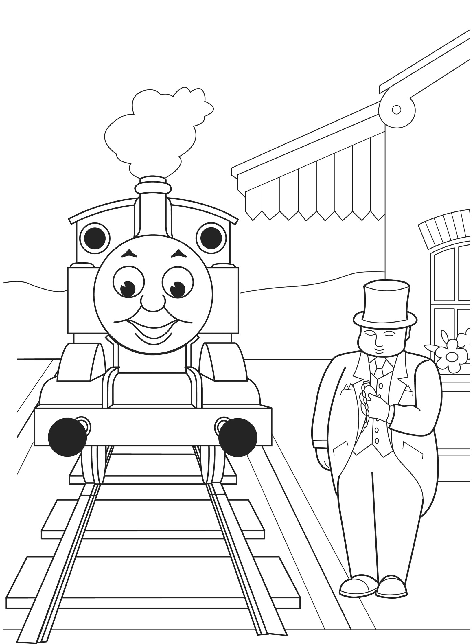 Thomas Color Pages 10