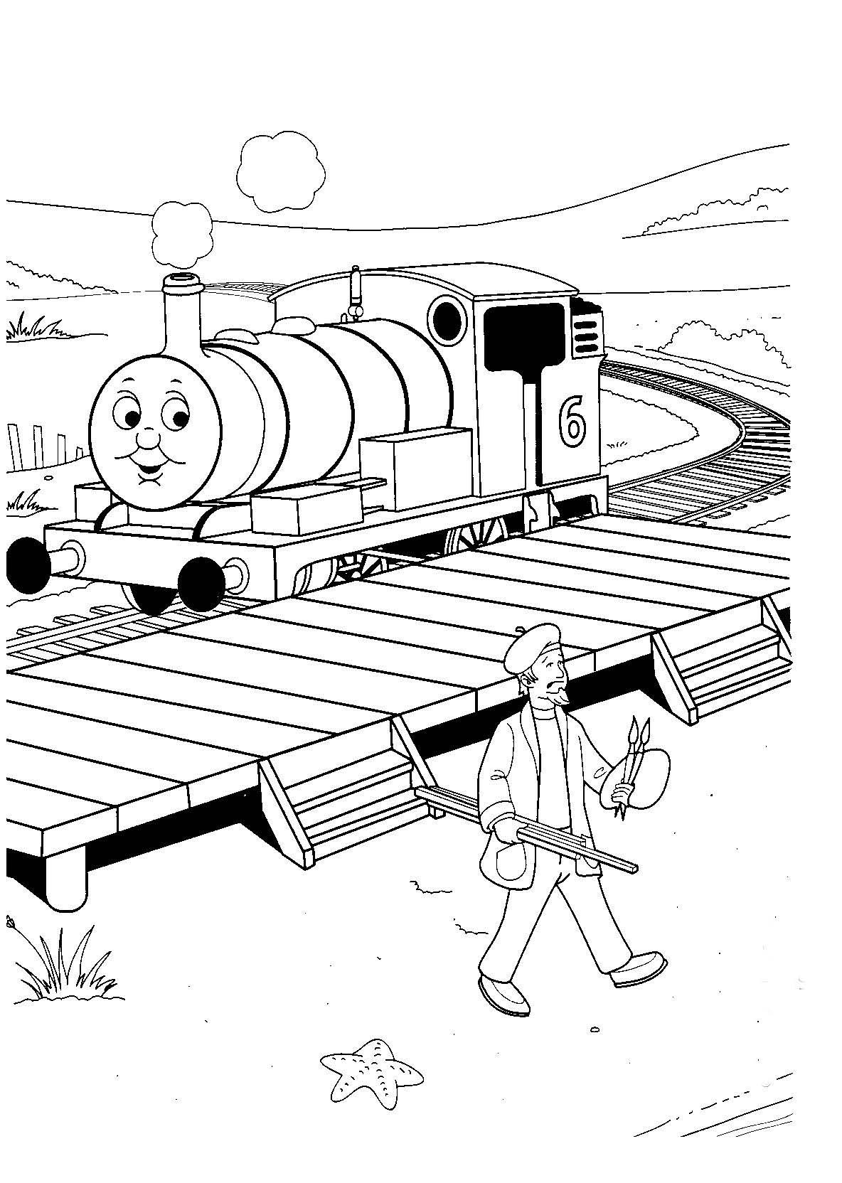 Thomas Color Pages 4