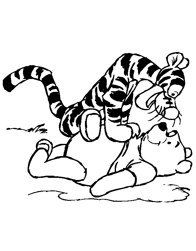 Tigger Color Pages 10