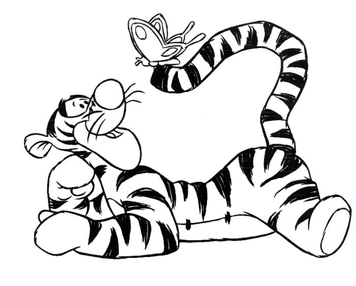 Tigger Color Pages 4