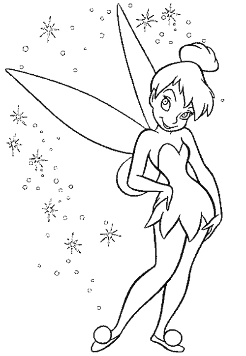 Tinkerbell Color Pages to Print 1
