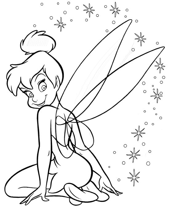 Tinkerbell Color Pages to Print 10
