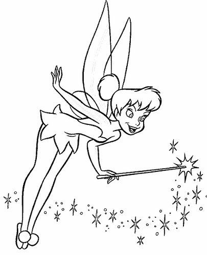Tinkerbell Color Pages to Print 2
