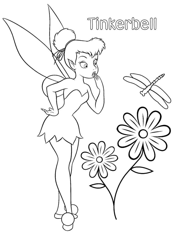 Tinkerbell Color Pages to Print 5