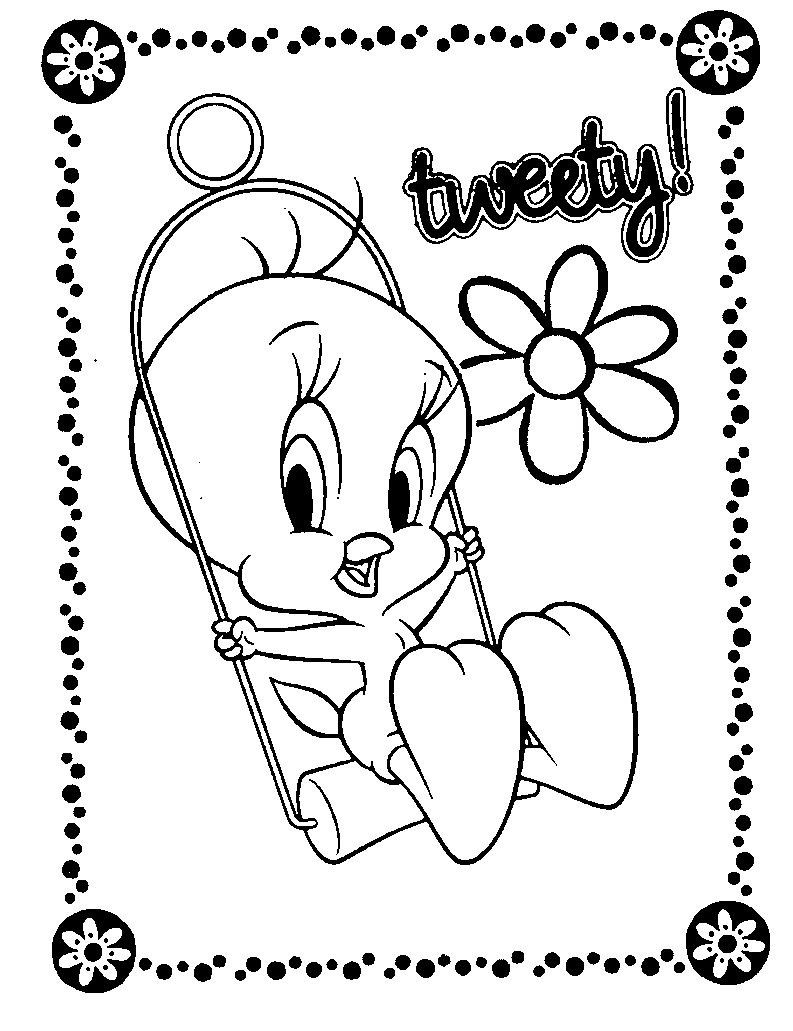 Tweety Bird Color Pages 4