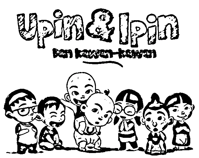 Upin Ipin Color Pages 3