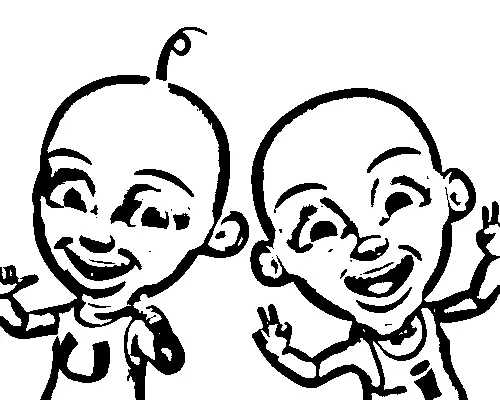 Upin Ipin Color Pages 9